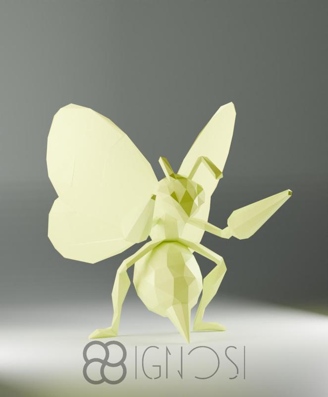 (#15) Beedrill Low Poly