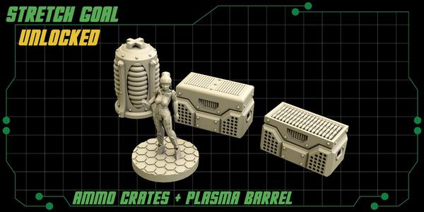 Ammo Crates and Plasma Barrel