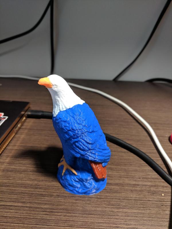 Multicolor Eagle Statue