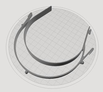 Face shield for smaller print bed (letter 3-hole)