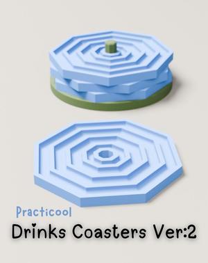 Set of Drinks Coasters Ver 2