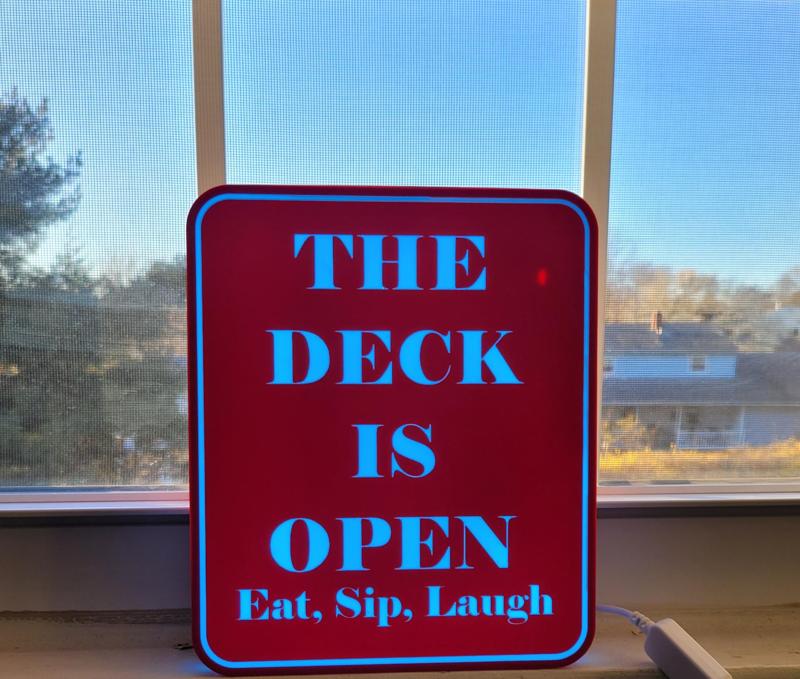 The Deck is Open Lightbox