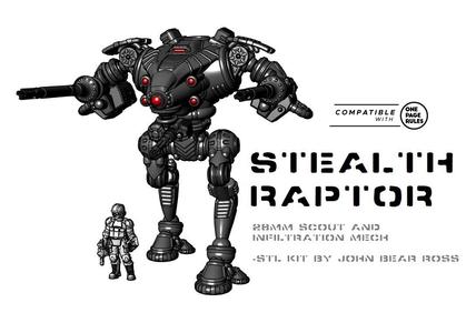 28mm Stealth Raptor