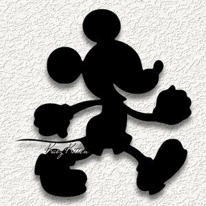 mickey mouse retro wall art home decor