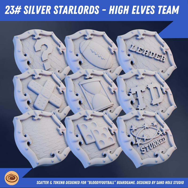 SILVER STARLORDS - HIG ELF TOKEN