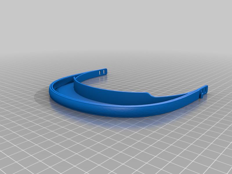Face Shield Bracket with Elastic Hooks fits on 6x8