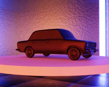 Lada 2101 - Classic Soviet Car Model