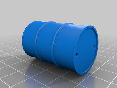 55 gallon drum 1/25 scale