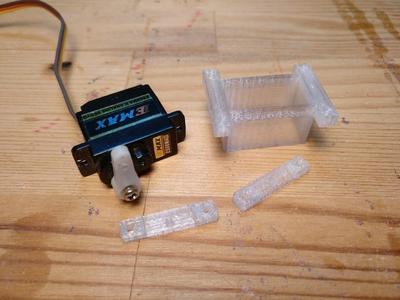 Servo trays for EMAX ES08MA II