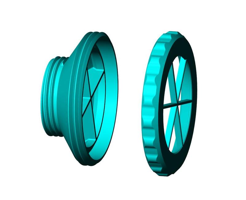 Filter Adapter for COVID-19 Mask v2