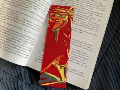 Woman With Glasses Bookmark