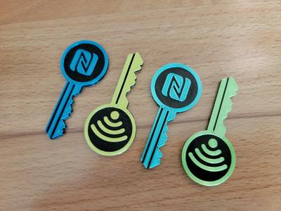 NFC - WiFi Key - Dual Sided
