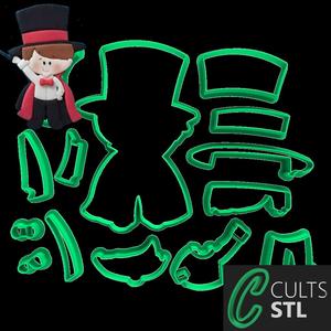 MAGICIAN CUTTER - CIRCUS - 10cm