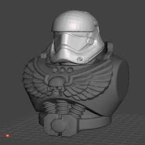 28mm scale First Order Storm Trooper Helmet