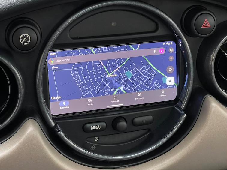 Mini R53 Android Smartphone SATNAV replacement