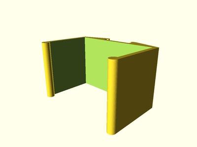 Parametric LED Strip Clip for Board Edges