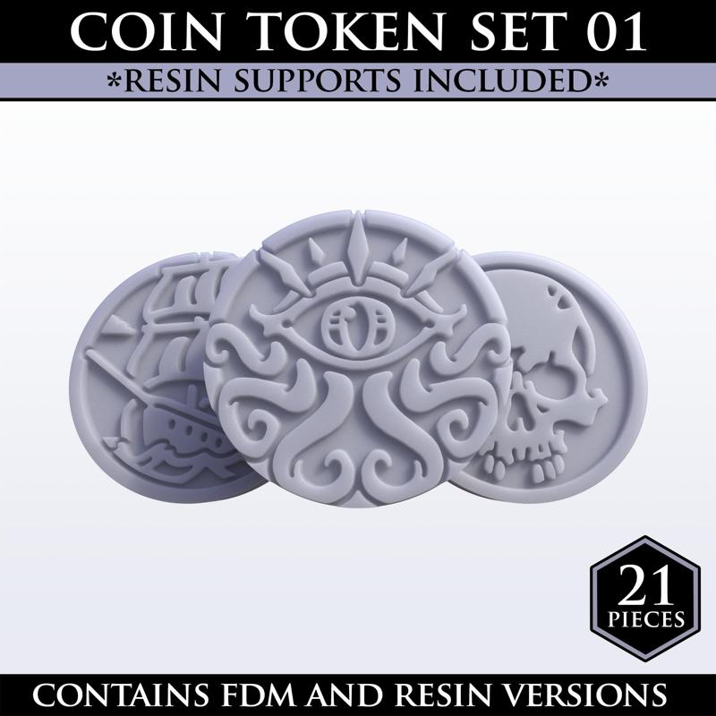 Hexton Hills Coin Token Set 01