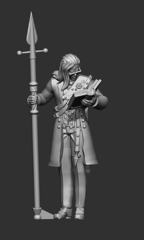 Holostars Vesper Noir Fan Sculpt 32mm Scale