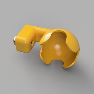 Squash ball spider foot for 3D printers