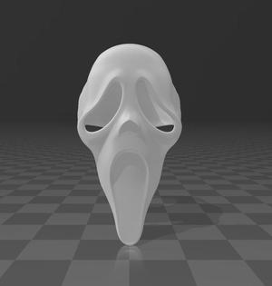 Ghostface mask for your cat!