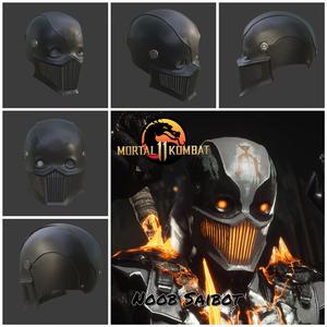 Noob Saibot helmet  from Mortal Kombat 11 - Kilgore