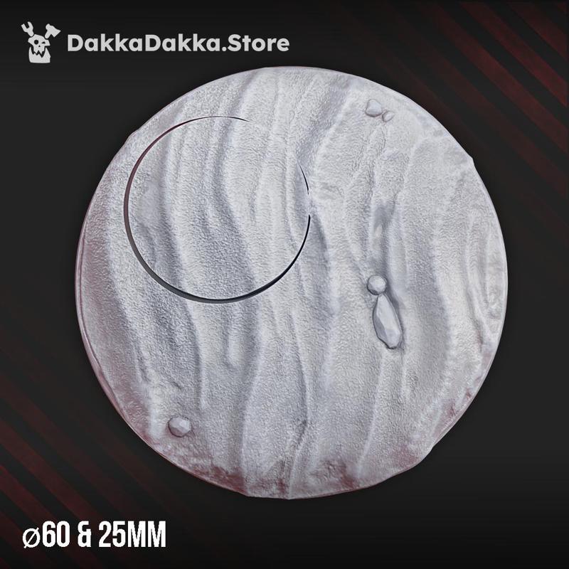 Decorative base "Wavy sand" 2 in 1 Set