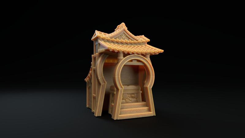 Japanese Inspired Shrine House Temple | FDM