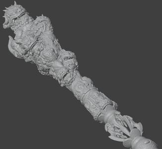 Wind Bear Staff - Black Myth Wukong