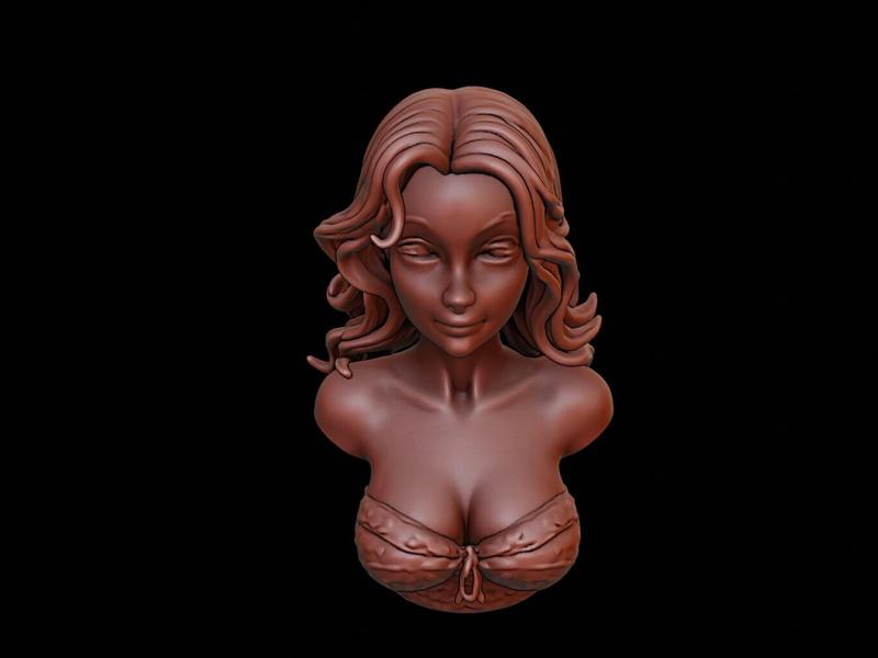 Mermaid Beast Bust