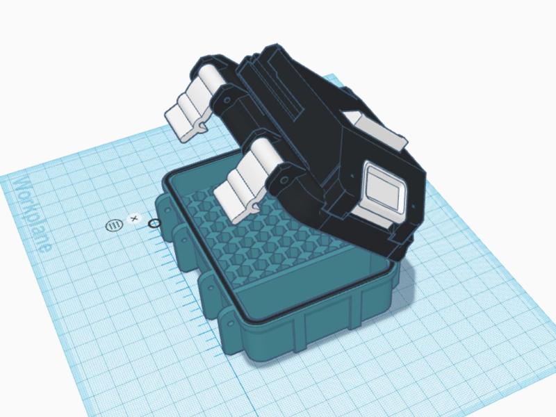 Bit Box for Makita fittings with click locks.