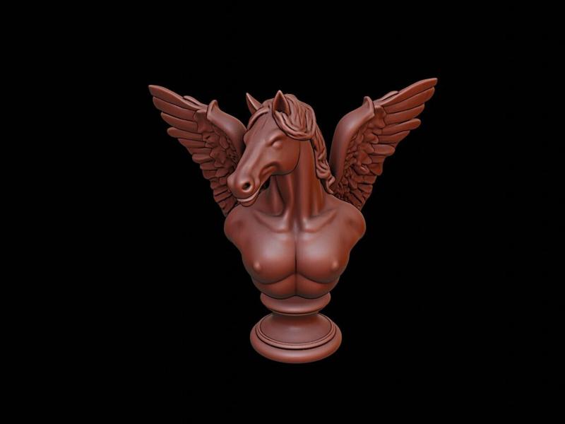 Pegasus Beast Bust