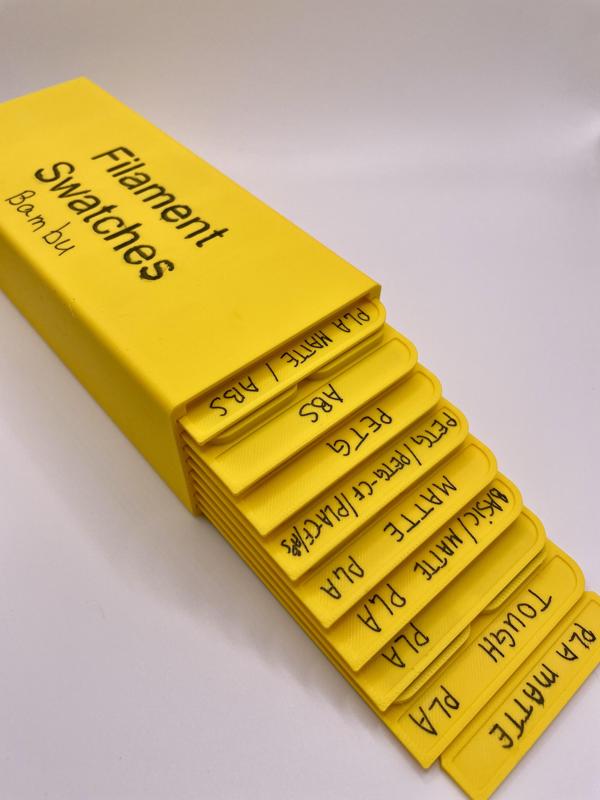 Filament Swatch Deck & Storage