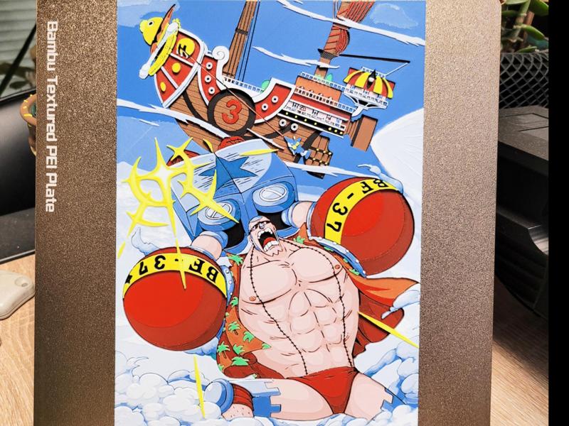 Franky With Thousand Sunny - One Piece - Hueforge