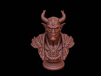 Rakshasa Beast Bust
