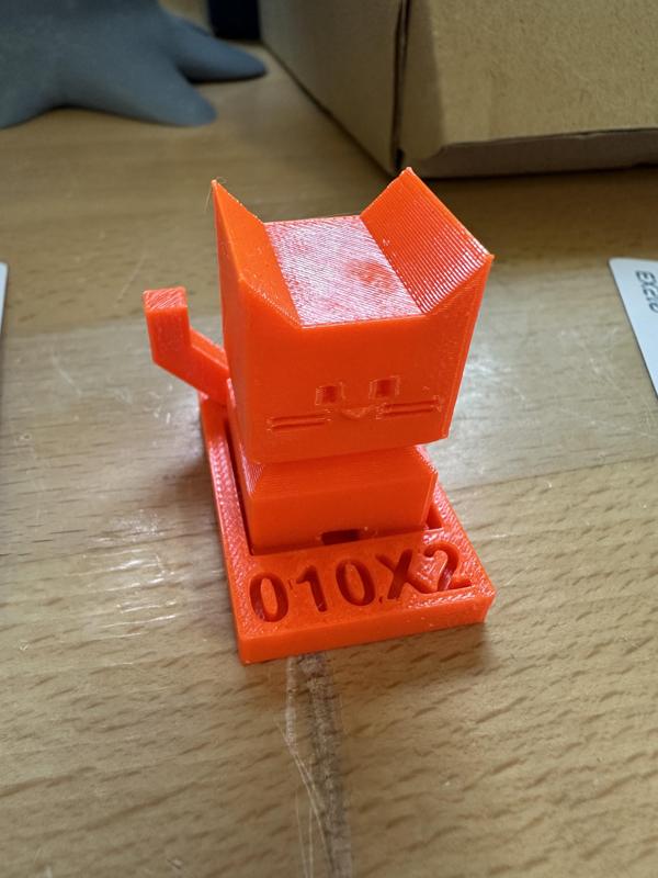 Labeled Box for Cali Cat