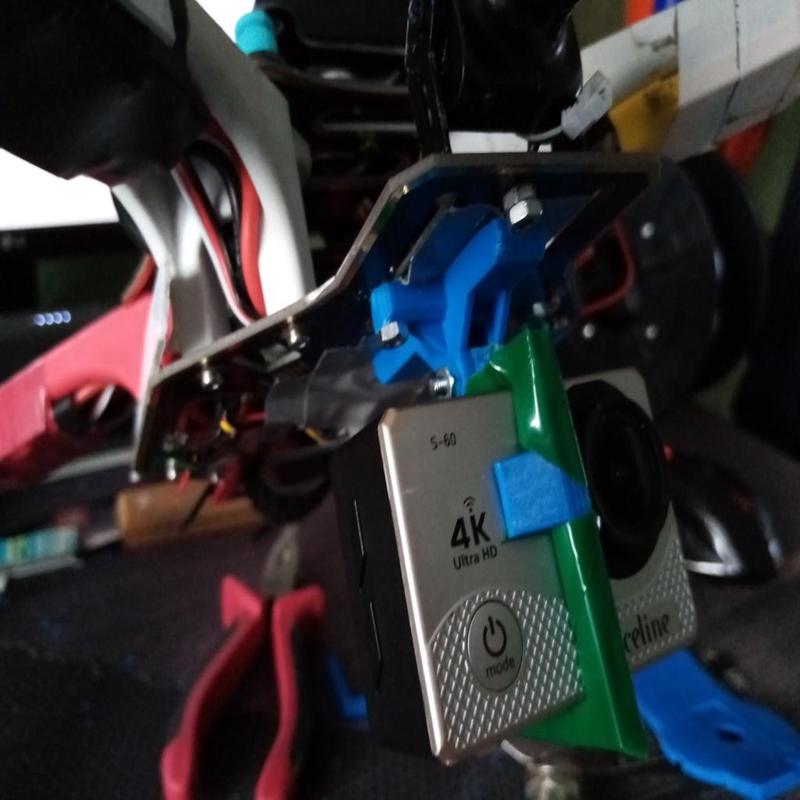 Action camera mount for f450 quadcopter