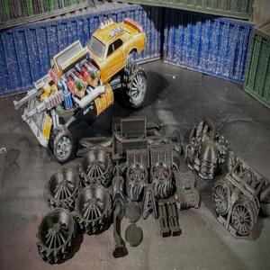 Gigahorse-esque kit for gaslands/hotwheels