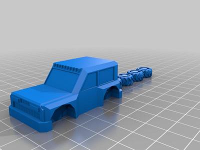 Rutherford Jeep (Gaslands Jeep/Car)
