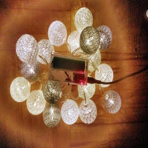 18650 battery with HW-107 module (TP4056) for PEPCO lights chain (cotton balls)