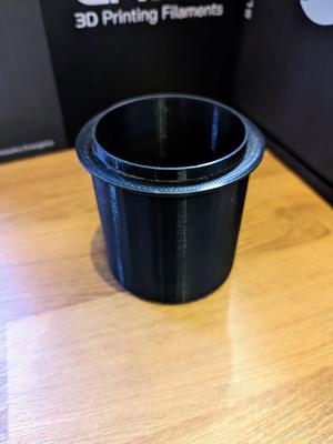 Espresso grind dosing cup