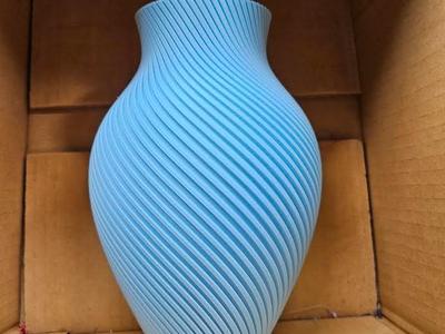 spiral pattern vase