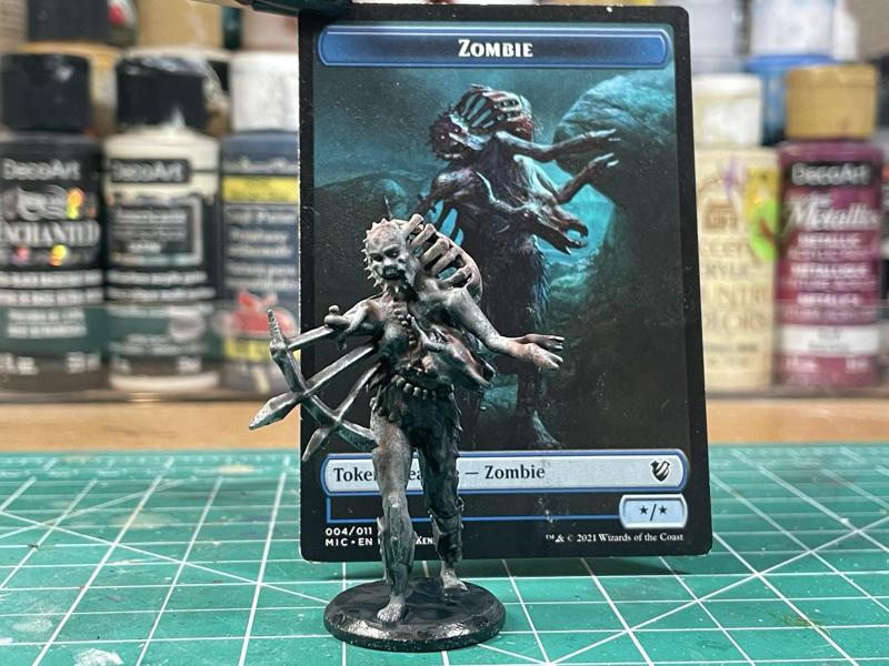 Geralf's Skaab token (X/X blue Zombie creature token)