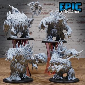 Candle Wax Golem Set ‧ DnD Miniature ‧ Tabletop Miniatures ‧ Gaming Monster ‧ 3D Model ‧ RPG ‧ DnDminis ‧ STL FILE