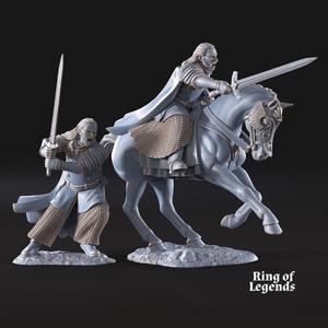 Harold, The Keeper of The Keys on foot and mtd | Grey Castle | Ring of Legends