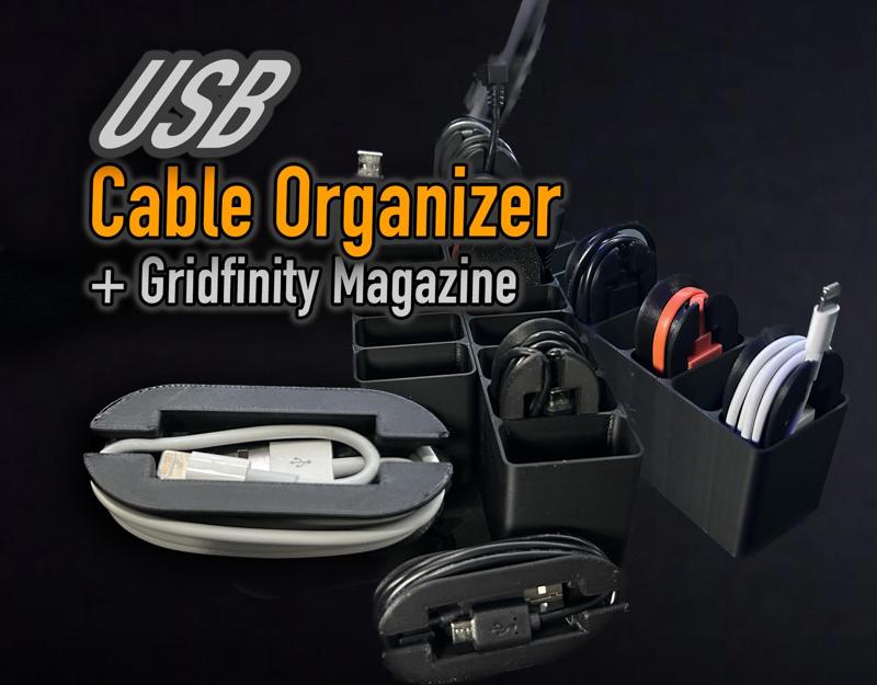 USB Cable Storage Organizers
