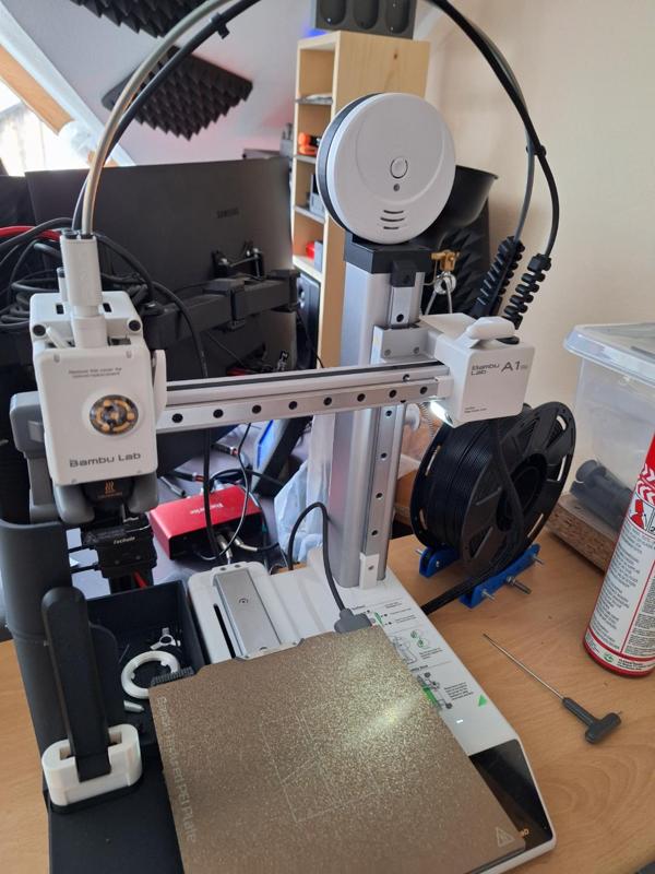 Smoke detector bracket for A1 Mini / Z-Axis stop