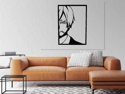 One Piece Sanji 2d wall art