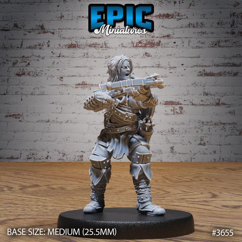 Young Bandit Shooting ‧ DnD Miniature ‧ Tabletop Miniatures ‧ Gaming Monster ‧ 3D Model ‧ RPG ‧ DnDminis ‧ STL FILE
