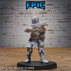 Young Bandit Shooting ‧ DnD Miniature ‧ Tabletop Miniatures ‧ Gaming Monster ‧ 3D Model ‧ RPG ‧ DnDminis ‧ STL FILE