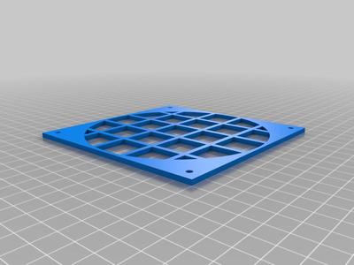 Parametric Fan Stand and Cover